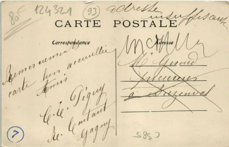 CPA GAGNY - L'Entree du pays (124321)