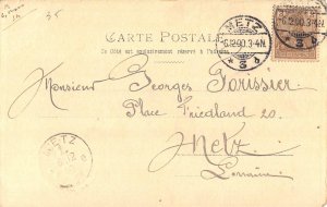 L111 France 1900-01 Militaria uniform French Army early nine postcard