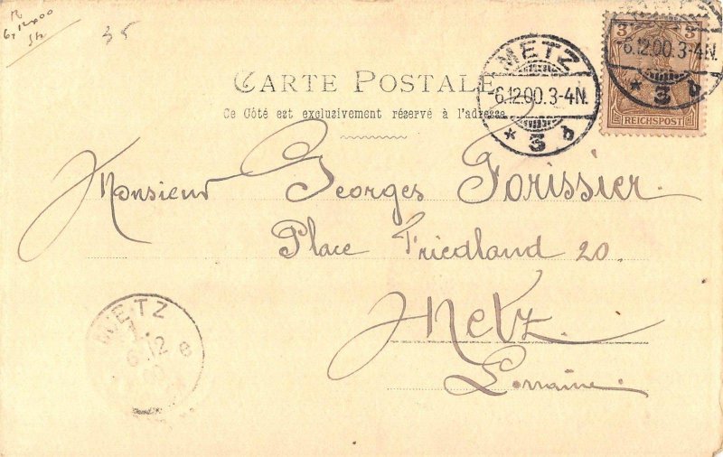 L111 France 1900-01 Militaria uniform French Army early nine postcard