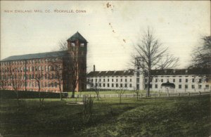 Rockville CT New England Mfg Co c1910 Postcard