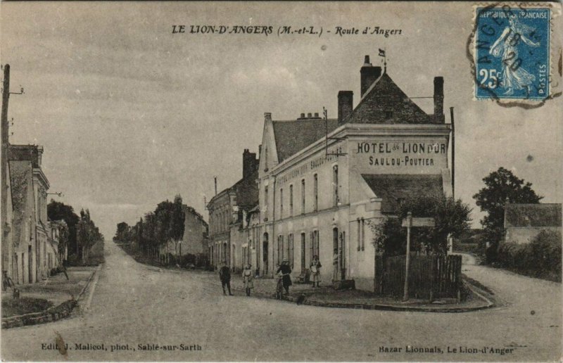 CPA Lion d'ANGERS - Route d'ANGERS (127427)