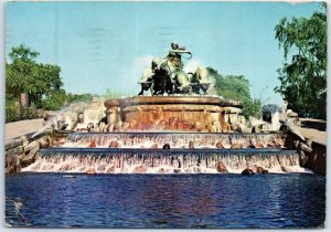 Postcard - The Gefion Fountains - Copenhagen, Denmark