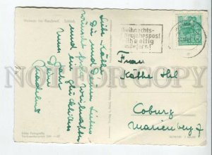 440896 East Germany GDR 1959 year RPPC special cancellation Weimar