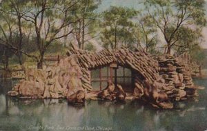 Illinois Chicago Lincoln Park Sea Lions And Cave 1911