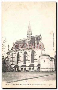 Old Postcard Champigny sur Veude La Chapelle