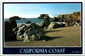 Postcard - Arch Rock, California Coast - California