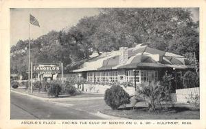 Gulfport Missouri Angelos Place Exterior Vintage Postcard K38036