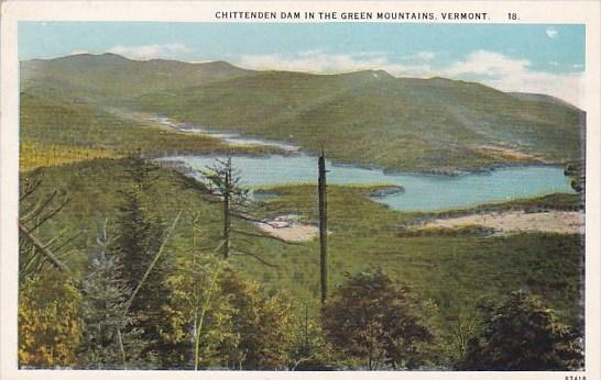 Vermont Chittenden Dam In The Green Mountains