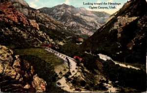 Utah Ogden Canyon Looking Toward The Hermitage