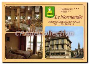 Modern Postcard Le Normandie Caudebec en Caux Restaurant Hotel