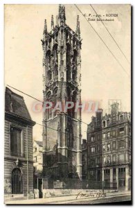 Old Postcard Rouen Tour Saint Andre