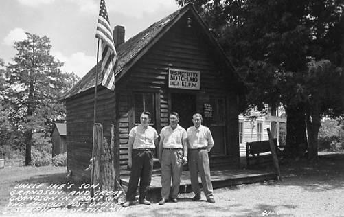 MO - Notch, U. S. Post Office, Uncle Ike's Son, Grandson & Great Grandson Sh...