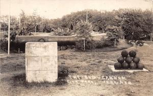 B18/ York Nebraska Ne Real Photo RPPC Postcard 1927 Old Cannon City Park 