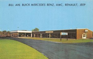 Lima Ohio Bill Ahl Buick Mercedes Jeep Car Dealership Vintage Postcard AA74777