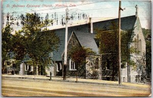 1910's St. Andrew's Episcopal Church Manitou Colorado CO Posted Postcard