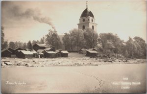 Sweden Rattvik Kyrka Rättvik Vintage RPPC C145