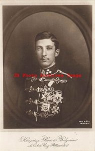 Bulgarian Royalty, RPPC, Bulgaria Crown Prince Boris III von Bulgarien