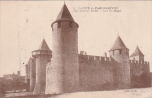 France Carcassonne Le Chateau feodal Tour du Major