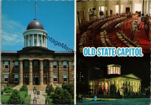 Old State Capitol Springfield IL Postcard PC266