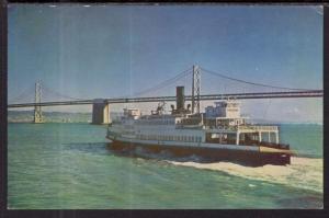 Ferry Boat and Bay Bridge,CA BIN
