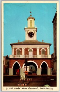 Vtg Fayetteville North Carolina NC Ye Olde Market House 1950s View Postcard