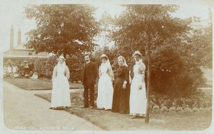 Coppets Road Muswell Hill Nurses Home London WW1 RPC Old Postcard