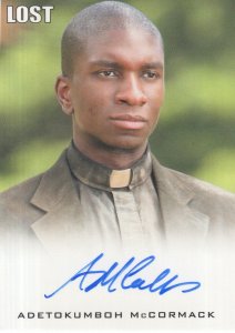 Adetokumboh McCormack Yemi Lost TV Show Hand Signed Photo Card