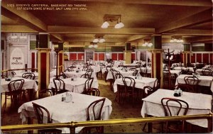 Postcard Emery's Cafeteria Basement Rex Theatre in Salt Lake City, Utah~136233