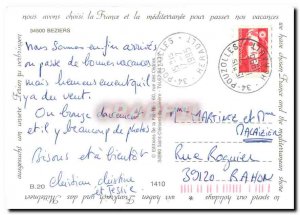 Modern Postcard Beziers