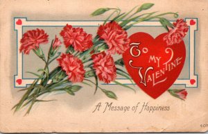 Valentine's Day With Carnations 1921