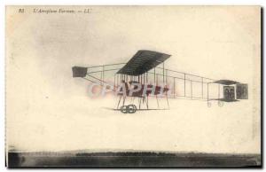 Old Postcard Jet Aviation Airplane Farman