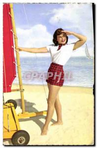 Postcard Pin Up Old Cinema