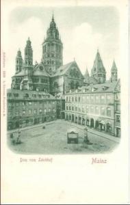 LP437   Germany, old vintage  postcard, Gruss Aus Mainz  