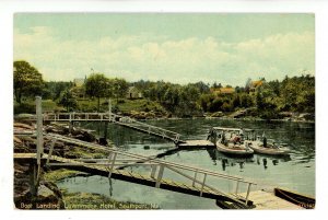 ME - Southport. The Lawnmere Hotel, Boat Landing