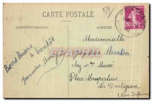 Old Postcard Dunkerque Place Jean Bart