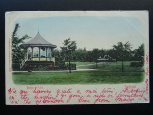 Bedfordshire BEDFORD PARK shows Windowed Bandstand c1903 UB Postcard by Stengel