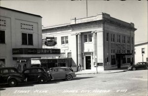 Haines City FL Street Scene Rexall Drugs Drugstore Real Photo Postcard