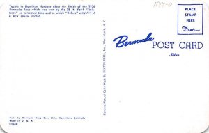 Bermuda Race, Hamilton Harbour Bermuda Postcard