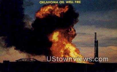 Oil Well Fire - Canton, Oklahoma