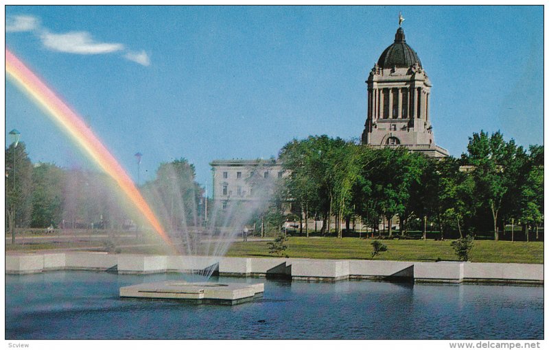 Memorial Park, Legislative Building, Memorial Park Fountain, WINNIPEG, Manito...