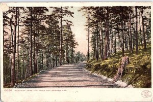 Postcard ROAD SCENE Hot Springs Arkansas AR AJ3969