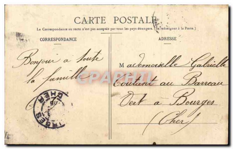 Old Postcard Lorraine Toul Interior of the Train Station