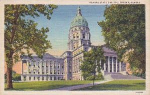 Kansas Topeka State Capitol Building Curteich
