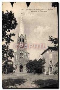 Old Postcard LAMALOU les Bains Villa of Church Terrace