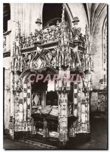 Postcard Modern Church Brou Ain Tomb of Margaret of Austria