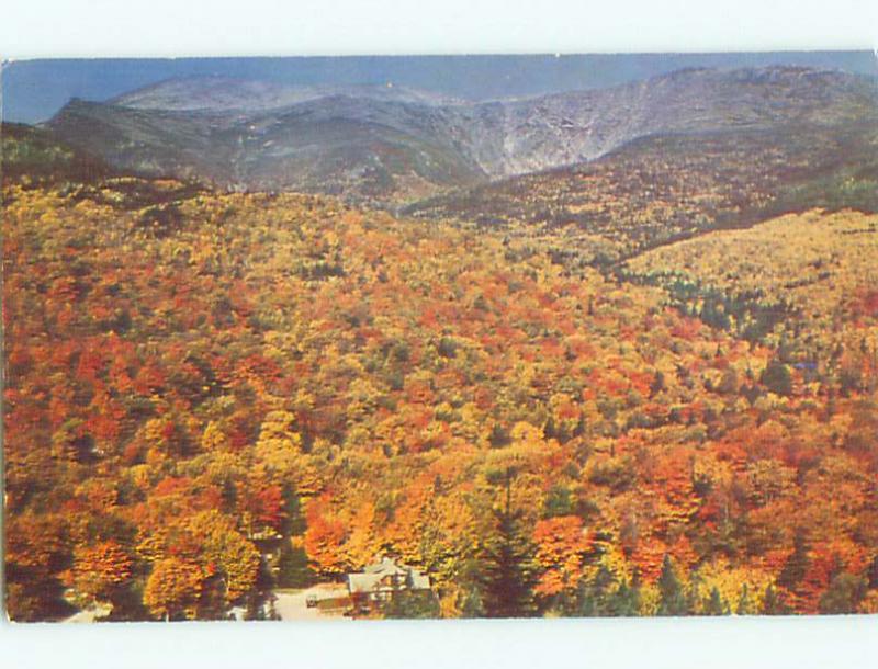 Unused Pre-1980 AERIAL VIEW OF TOWN White Mountains New Hampshire NH n2276