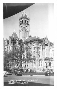 Lavaca County Court House Real Photo - Hallettsville, Texas TX