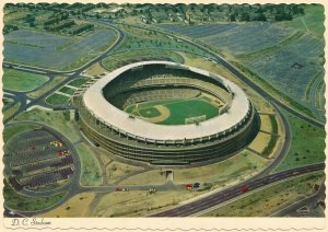 DC Stadium setup for Baseball Washington DC - Home for the Senators and Redskins