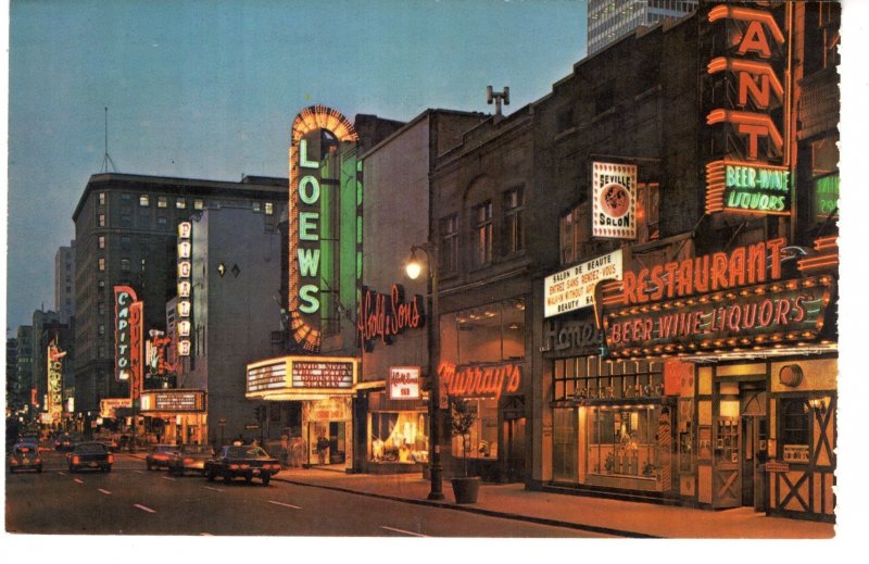 St Catherines, Montreal, Quebec, Shopping. Theatre