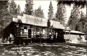 RPPC Old Oregon Historical Museum, Gold Hill OR Vintage Postcard R44